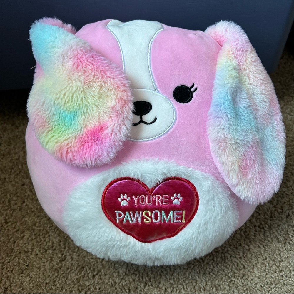 Beemie 11” Squishmellow You’re Pawsome Pink Dog |G9